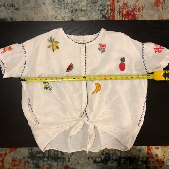 Anthropologie Fruit Embroidered Top - Picture 11 of 11